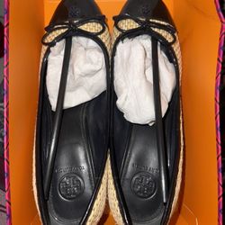 Tory Burch Basket Weave Wedge