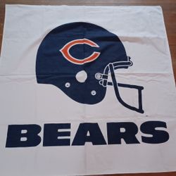 Chicago Bears Tapestry Vintage Huge Size 3ft By 4ft