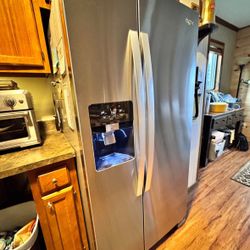 Whirlpool 21.4CF Side by Side Stainless Steel Fridge