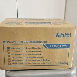 HITI Print Kit MEDIA for P520L/P525L