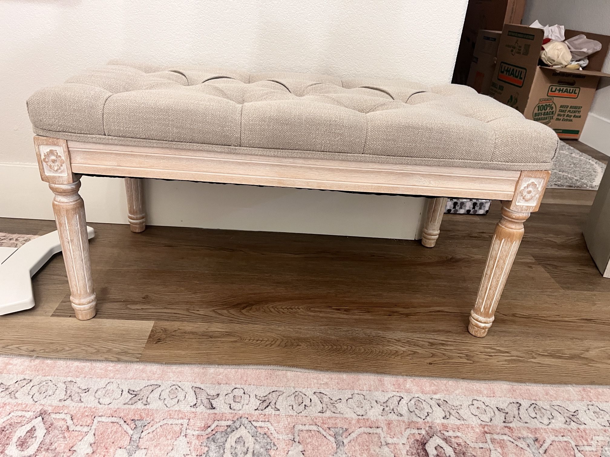 Tufted Upholstered Bench