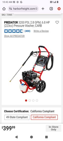 Pretador power washer