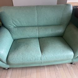 Natuzzi Leather Sofa Loveseat Chair