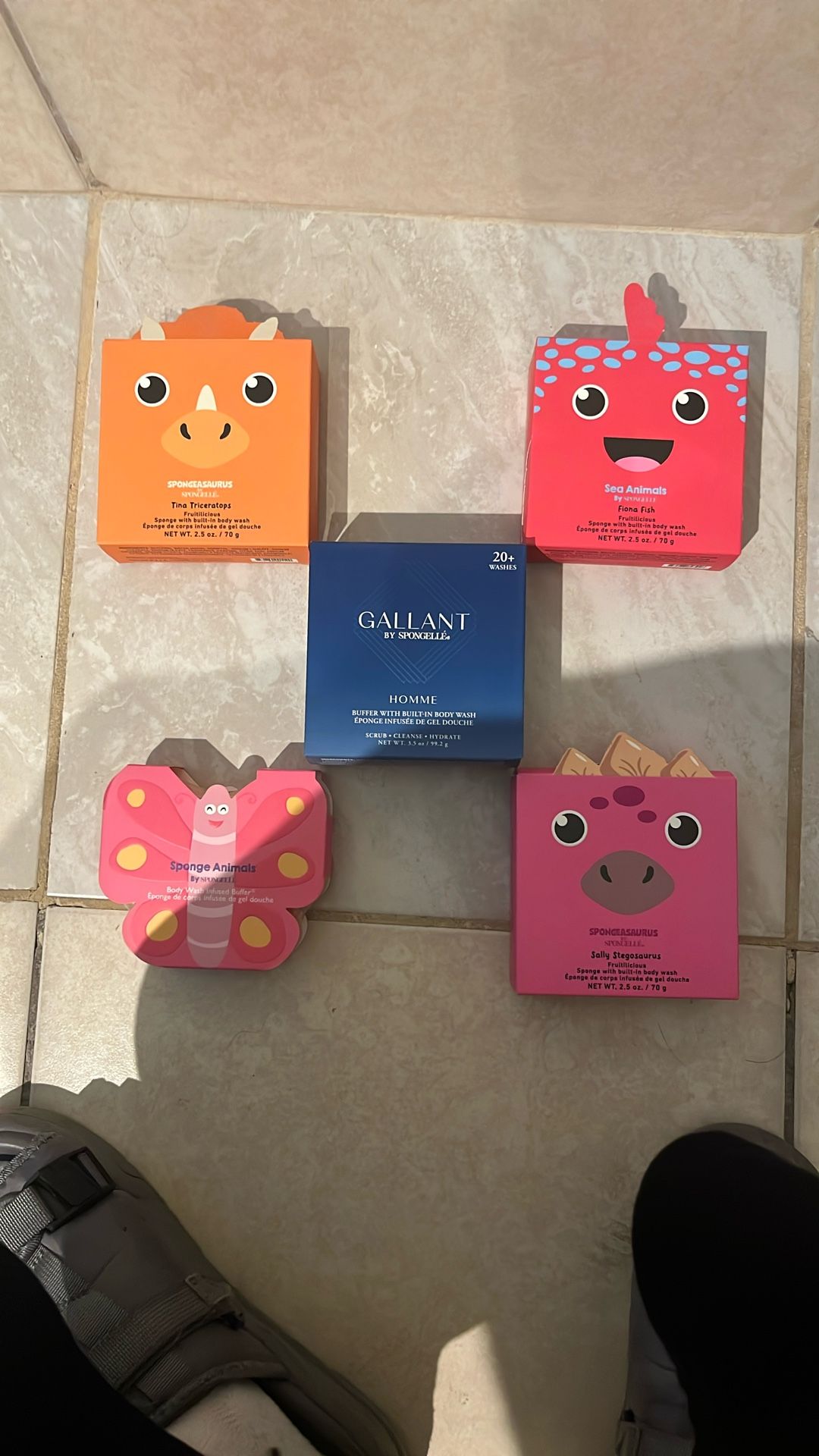 Spongelle Body Buffer .set Of 5 