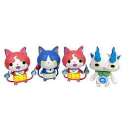 Yo-Kai Watch Mood Reveal Vinyl Figures Lot of 4 Hasbro 2015 Monster Anime