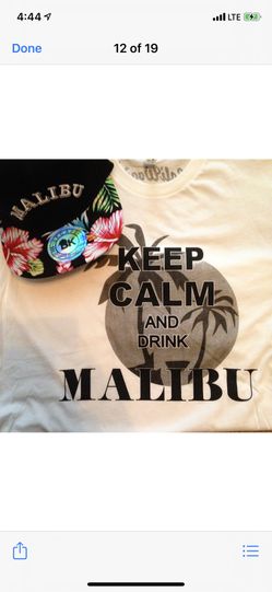 Malibu Hat and Tee Shirts