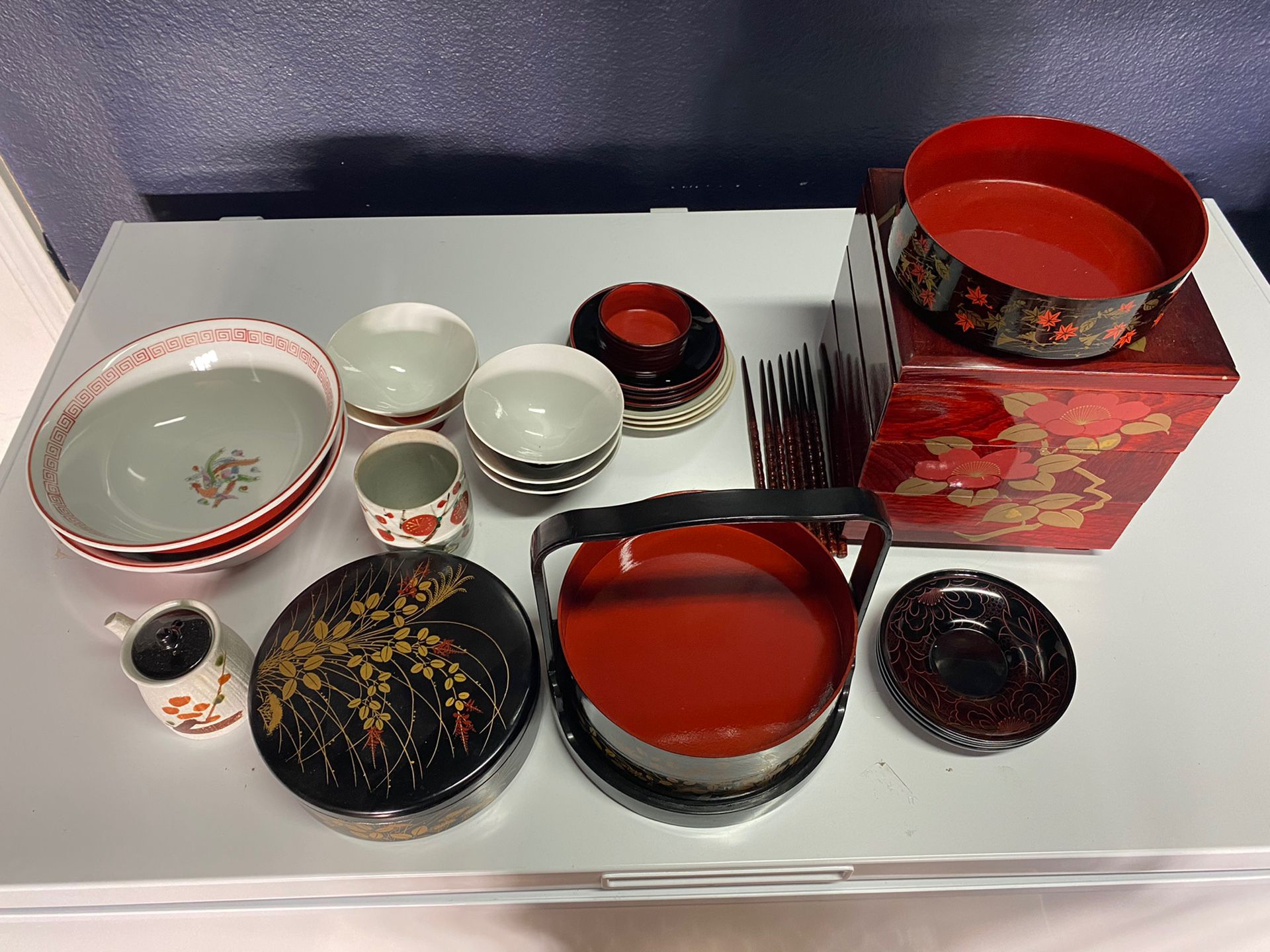Asian Kitchenware Cups Bowls Set
