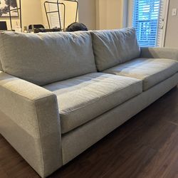 Gray Couch 96” 2 Cushions 