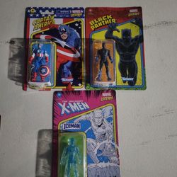 Marvel Legends Captain America Iceman Black Panther