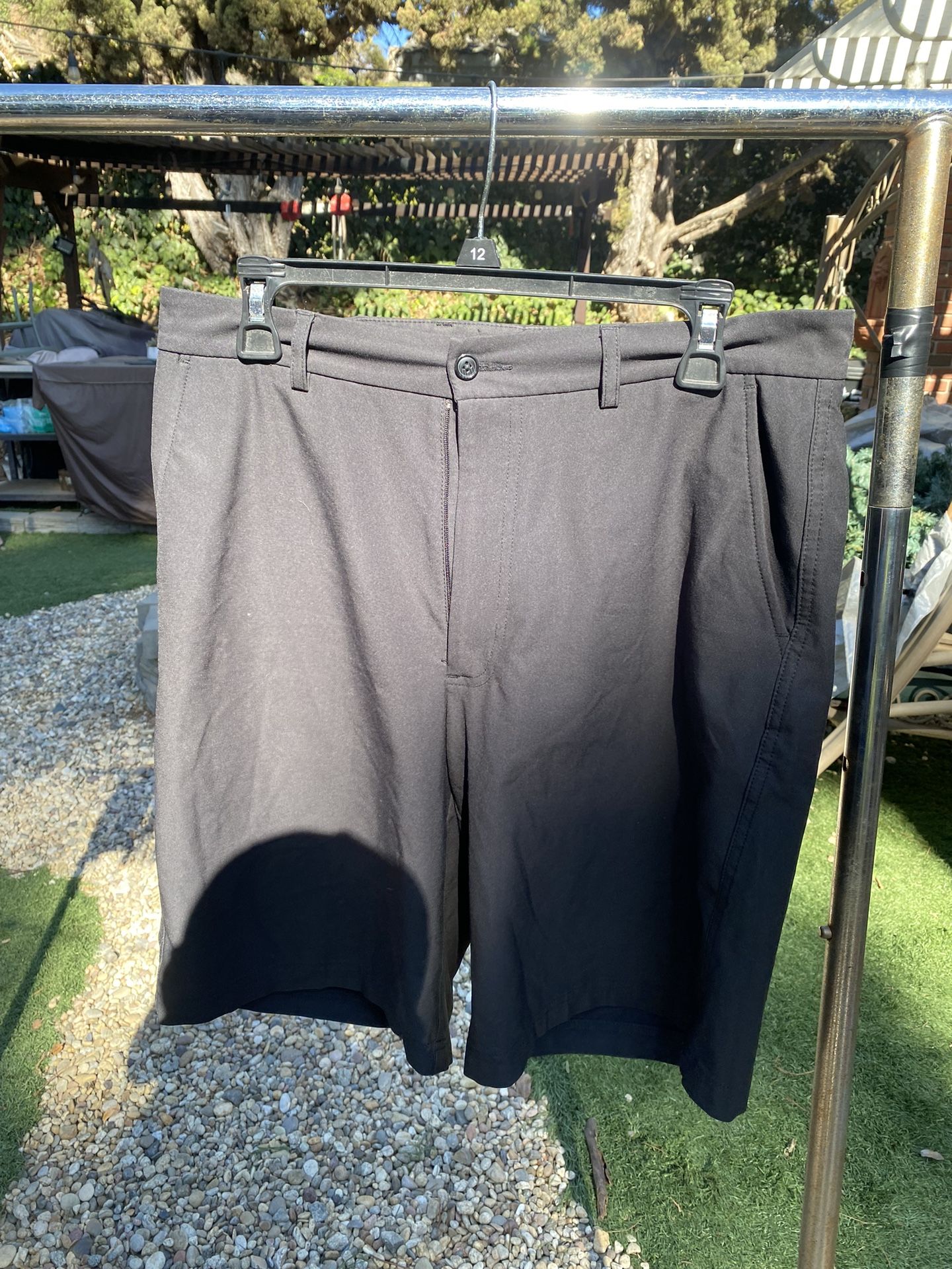 $1 Kirkland Black Shorts, Size 32, Good Condition
