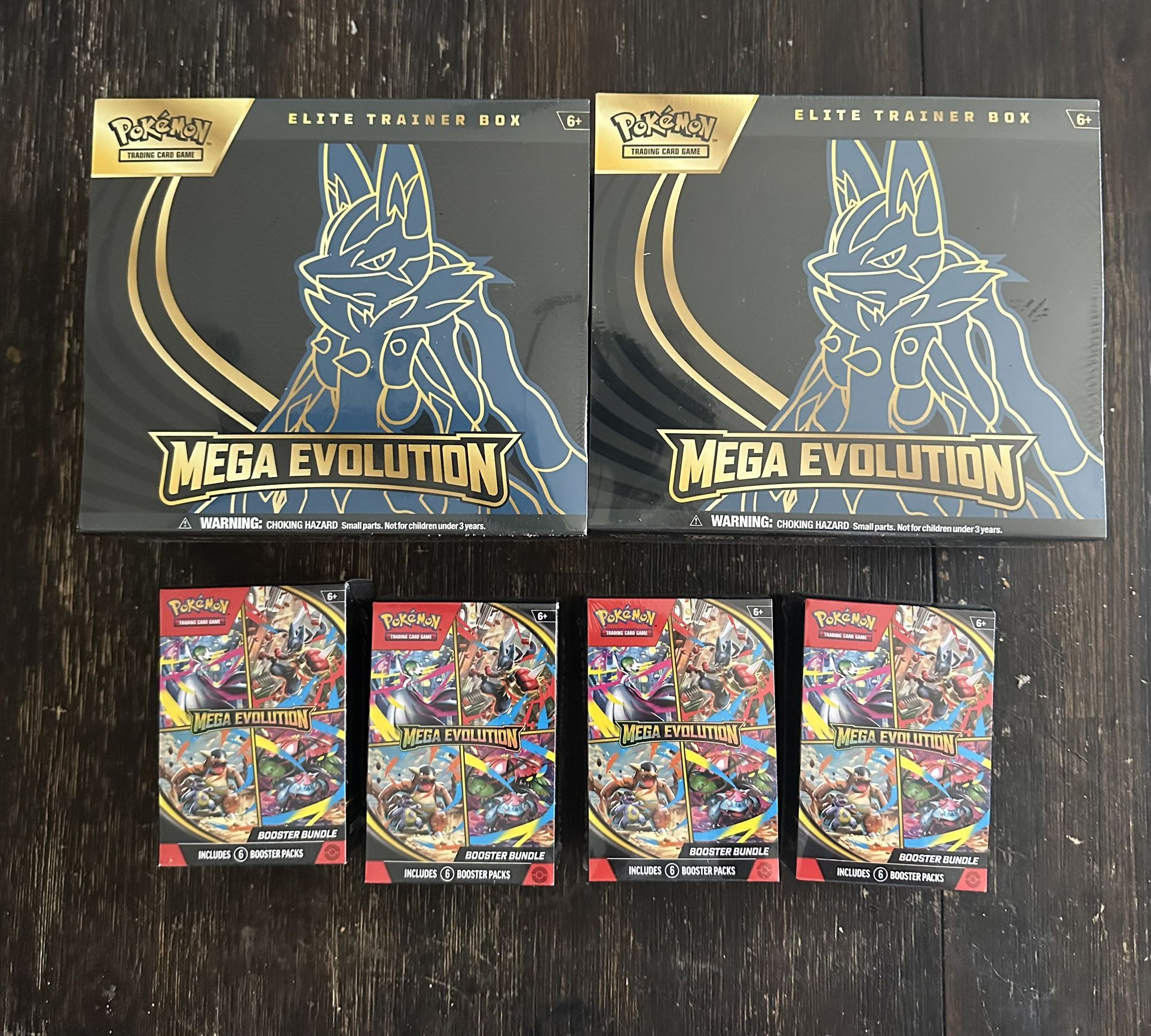 Pokémon Mega Evolution Elite Trainer Box ETB Lucario + Booster Bundle