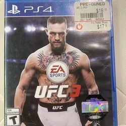UFC 3 PS4 Game 