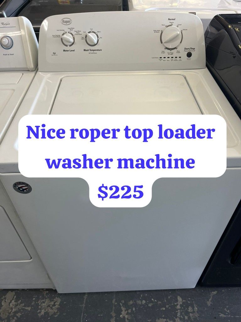 Nice Roper Top Loander Washer Machine