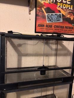 Two door terrarium