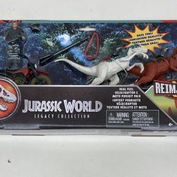 Jurassic World Legacy Real Feel Velociraptor & Moto Pursuit Pack Reimagined