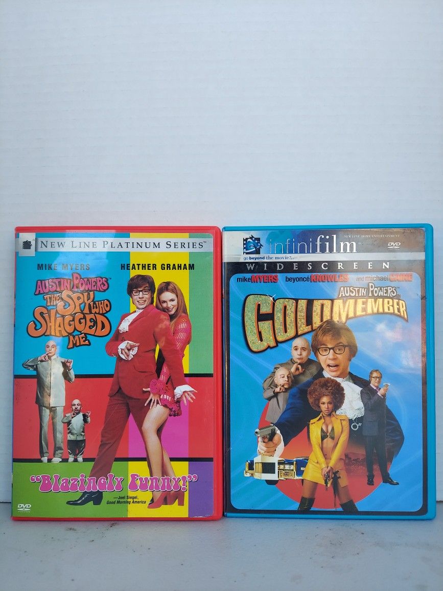 Austin Powers Movie Lot (2) - Goldmember & The Spy Who Shagged Me