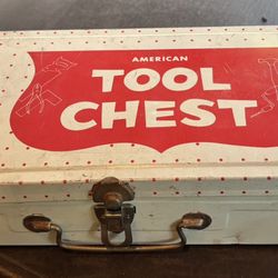 Vintage Toy Tool Box 