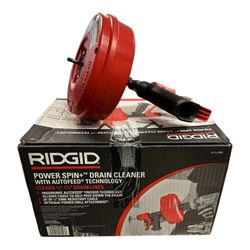 RIGID POWER SPIN+ DRAIN SNAKE #34671