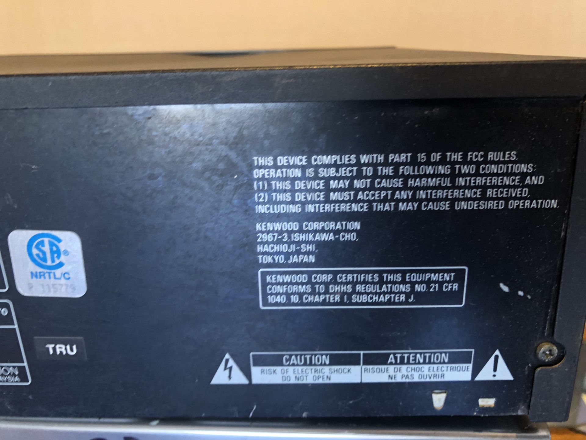 Kenwood CD Player Compact 5 Disc Home Audio DPR3070 (SS2031507) for Sale in Fresno, CA OfferUp