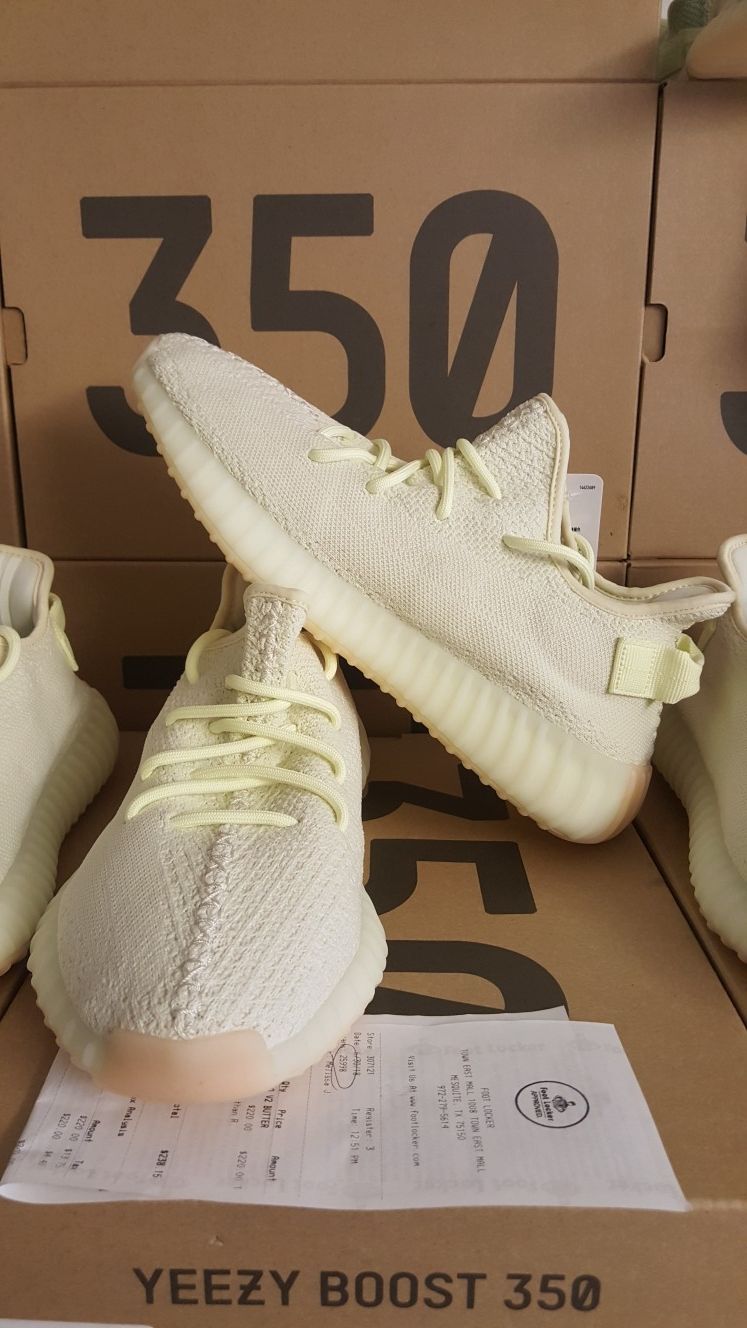 Adidas yeezy boost 350 V2 Butter Deadstock! Jordan w/receipt size