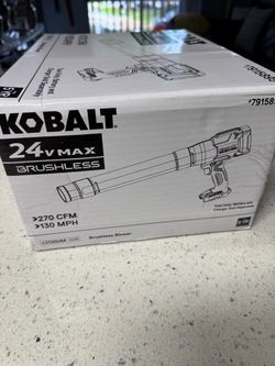New! Kobalt 270 CFM 24v max brushless blower New