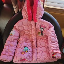 Minnie Mouse Winter Coat, From Disney Store Sz 3T