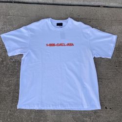 White And Red RTA Brand Shirt