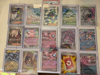Small Pokémon lot with PSA 9 Slab