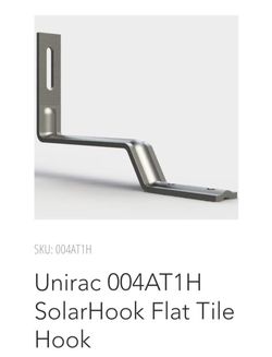 Unirac SOLAR HOOK - $5