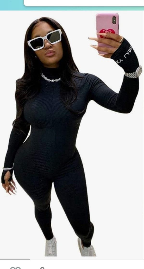 Women's Sexy Bodycon Jumpsuit Long Sleeve