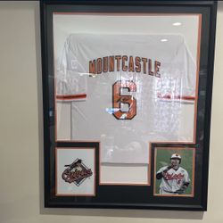 FRAMED Signed  RYAN MOUNTCASTLE White Jersey Must Pick Up JSA COA Must Pick Up OBO