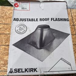 Selkirk 206830 Sure-Temp Adjustable Roof Flashing, 6-In., 6/12 to 12/12 Pitch