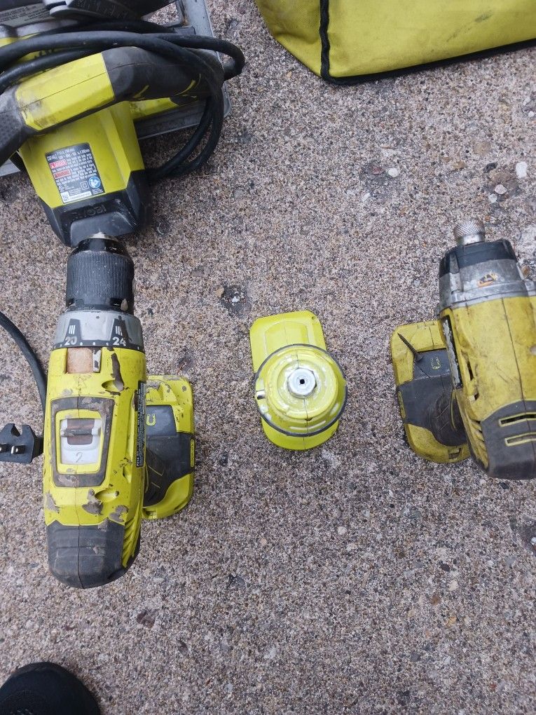 Ryobi 5 Piece Set (No Batteries )