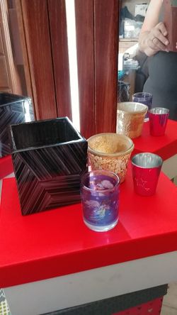 Knick knacks, candle holder decor
