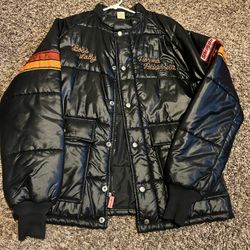 Vintage 70s Satin Bomber Jacket