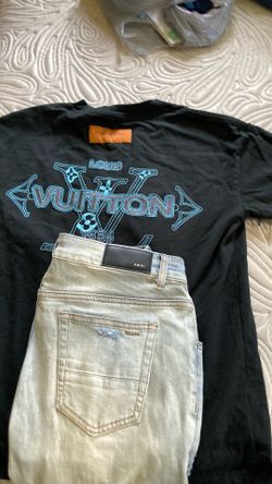 Lv shirt and amiri jeans