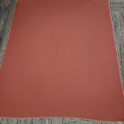  Faribault Woolen Mill Company Red Wool Blanket 60”x75”