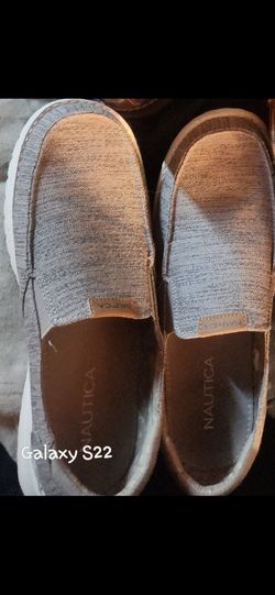 Nautica Men's Gray Slip-On Casual Shoes / Loafers