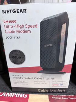 Netgear router CM 1000