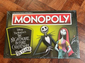 Nightmare Before Christmas Monopoly
