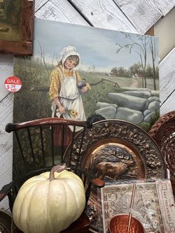 **JUST REDUCED** Vintage Original Oil Canvas Paintings