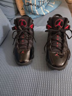 Air Jordan High-Top Sneakers Black Red