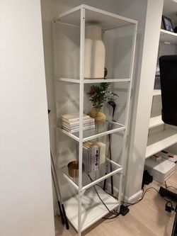 Glass IKEA shelf