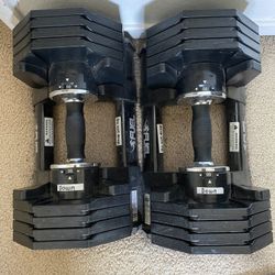 Fuel adjustable Dumbbells (5-50lbs)