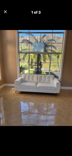 Italian living room set, one sofa, one loveseat, one chair,
