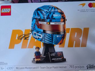 LEGO McLaren F1 Oscar Piastri Helmet Set 43017