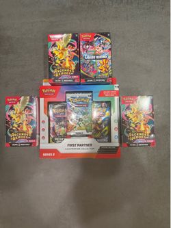 Pokemon TCG Lot Ascended Heroes, Chaos Rising, First Partner illustration Series 2