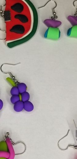 Handcrafted Clay Earrings