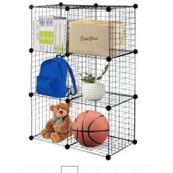 Diy 6 Cube Grid Wire Cube Shelves 