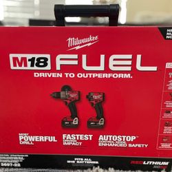 Milwaukee Fuel M18 Gen-4 Impact Driver And Drill